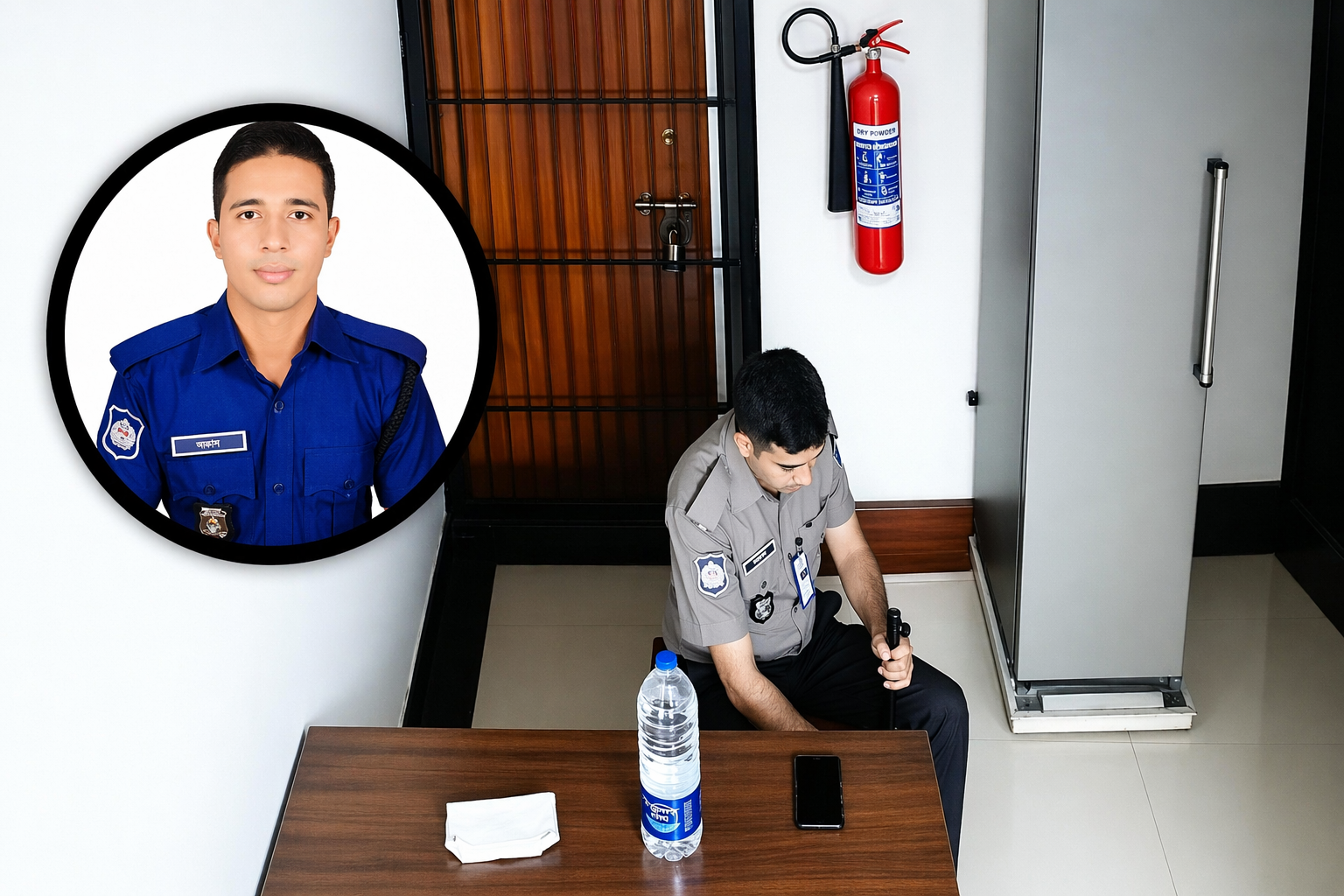 নিজের অস্ত্র ব্যবহার করে আত্মহত্যা করলেন পুলিশ সদস্য